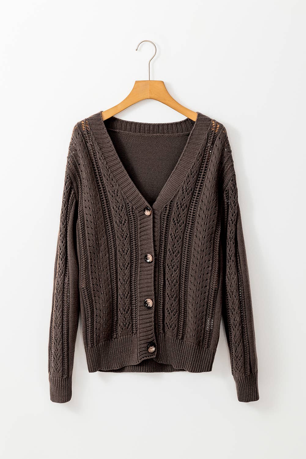 Knit Buttoned Cardigan