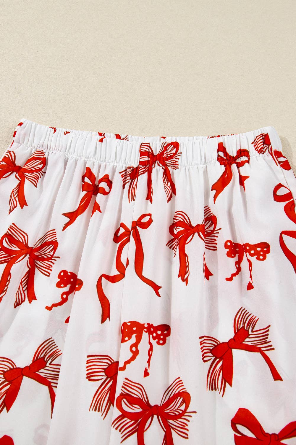 Christmas Bow Pajama Set