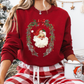 Vintage Santa Wreath