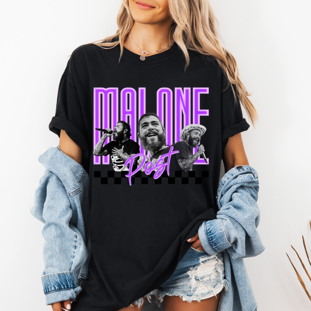 MALONE~Purple Neon Tee