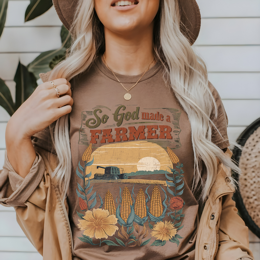 So God Made a Farmer Tee