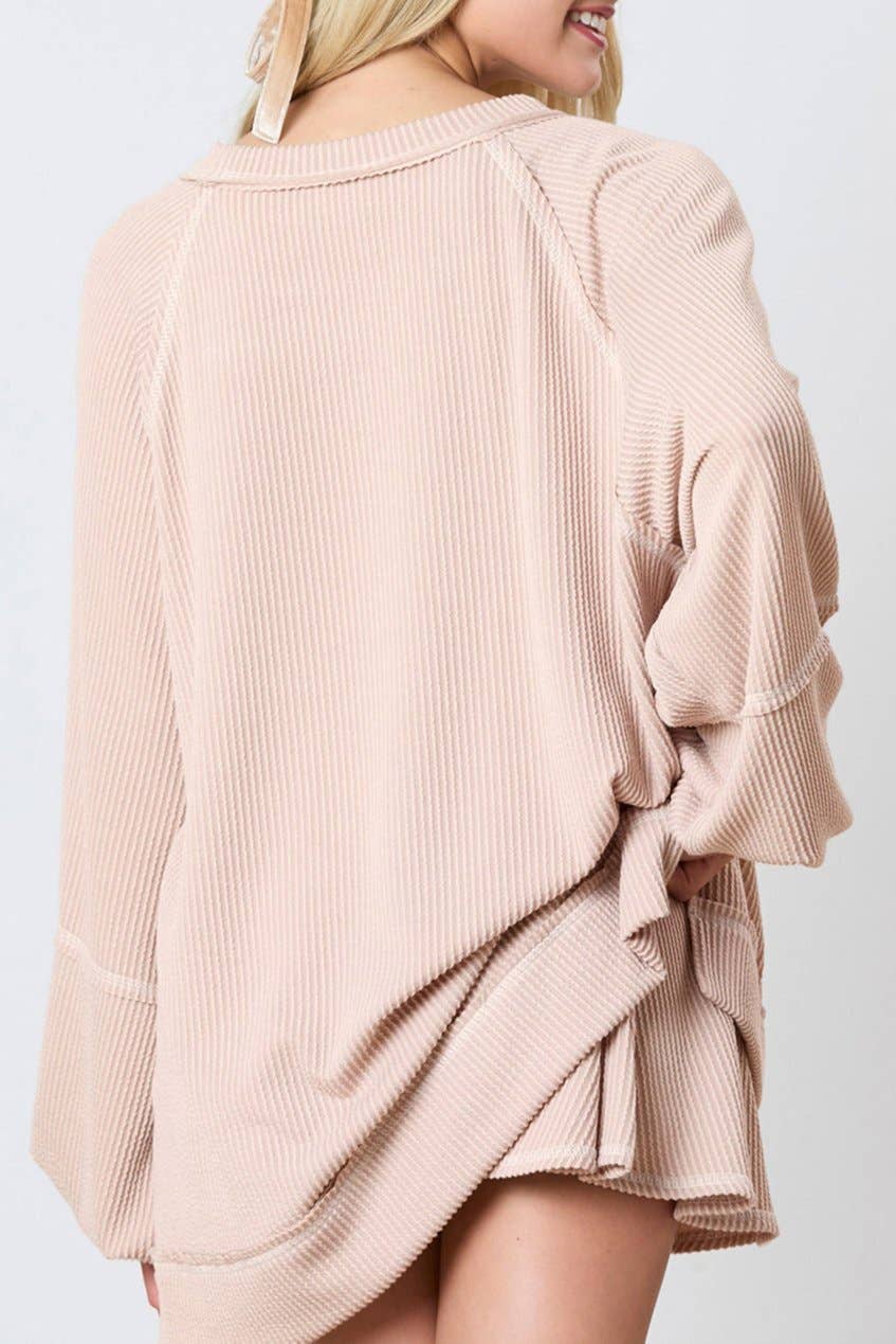 Corded Top and Skort Set
