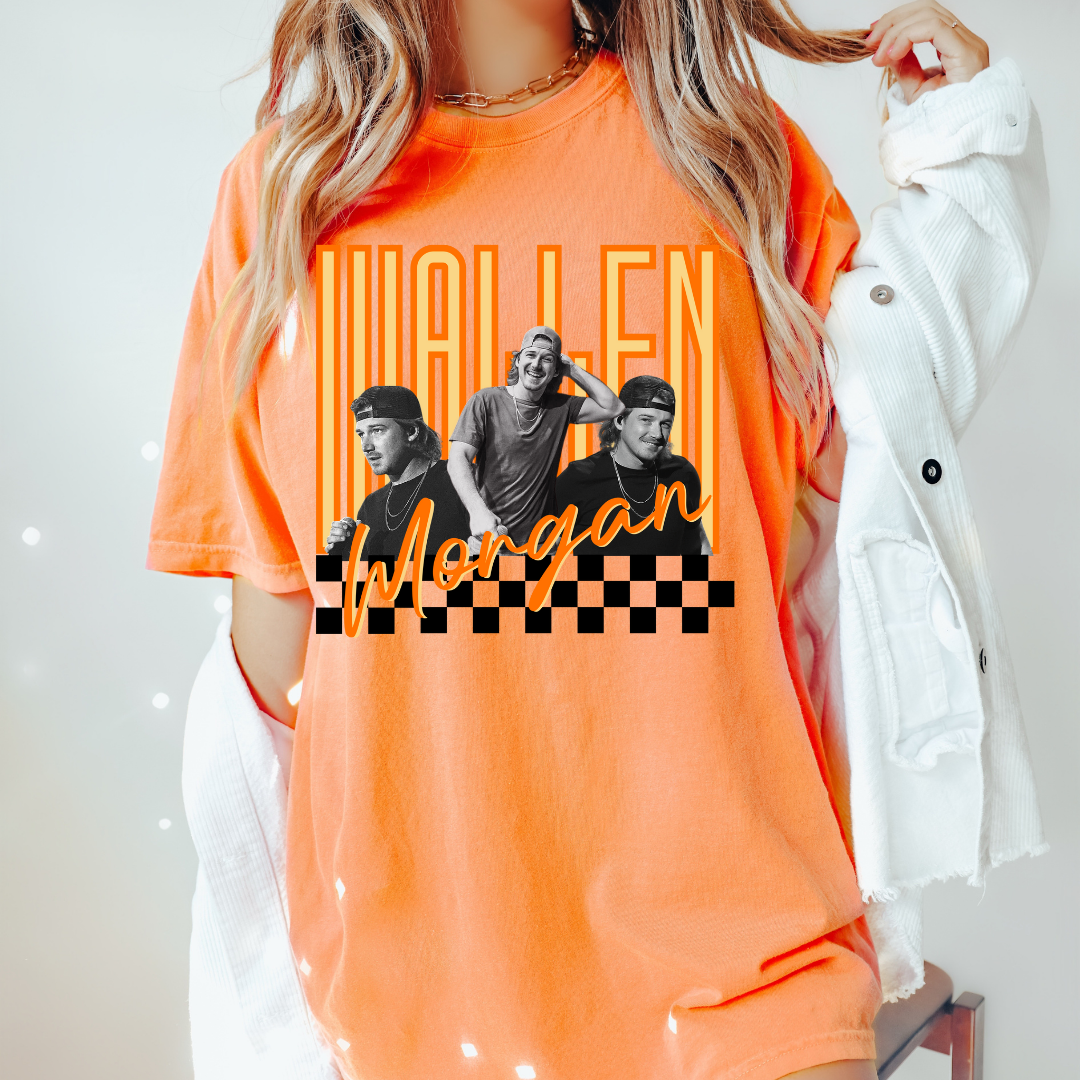 WALLEN~Neon Orange Tee