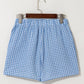 Plaid High Waist Summer Shorts