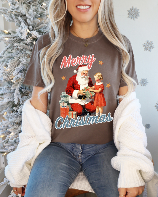 Merry Christmas-Vintage Santa