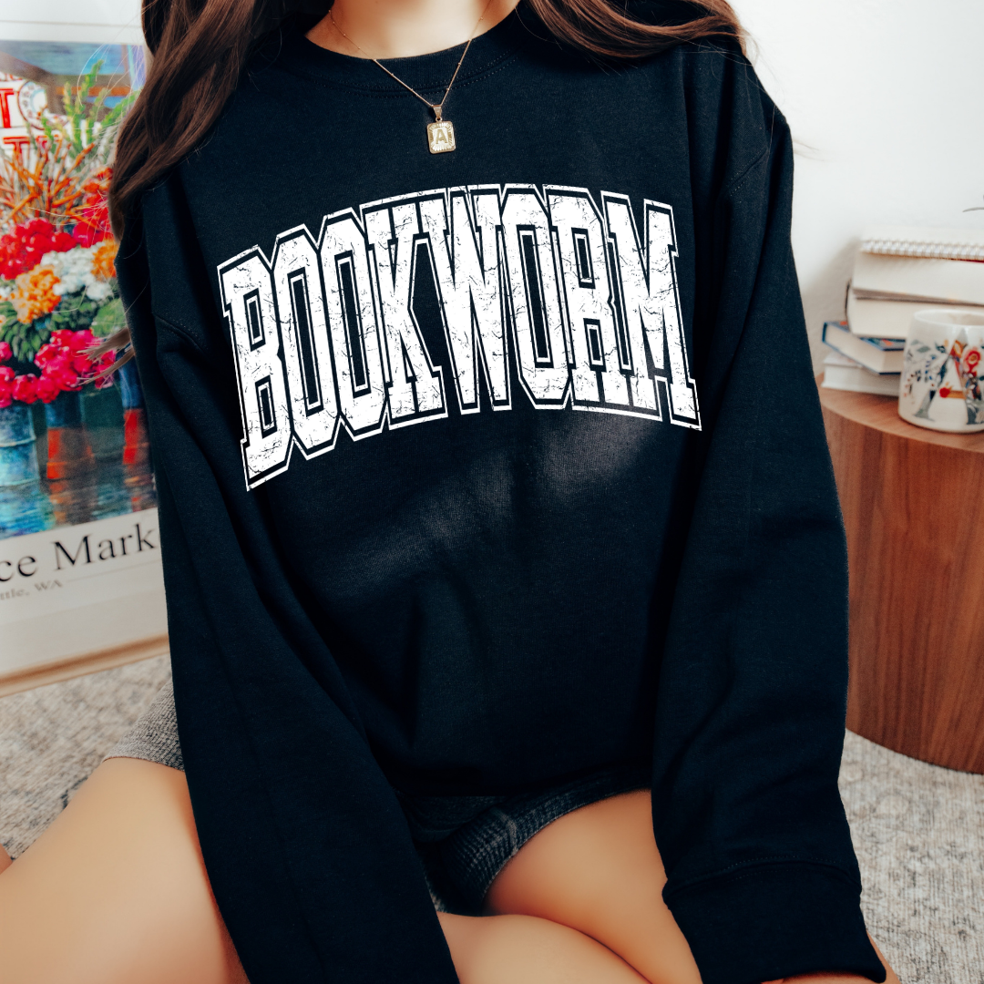 Bookworm Varsity Crewneck