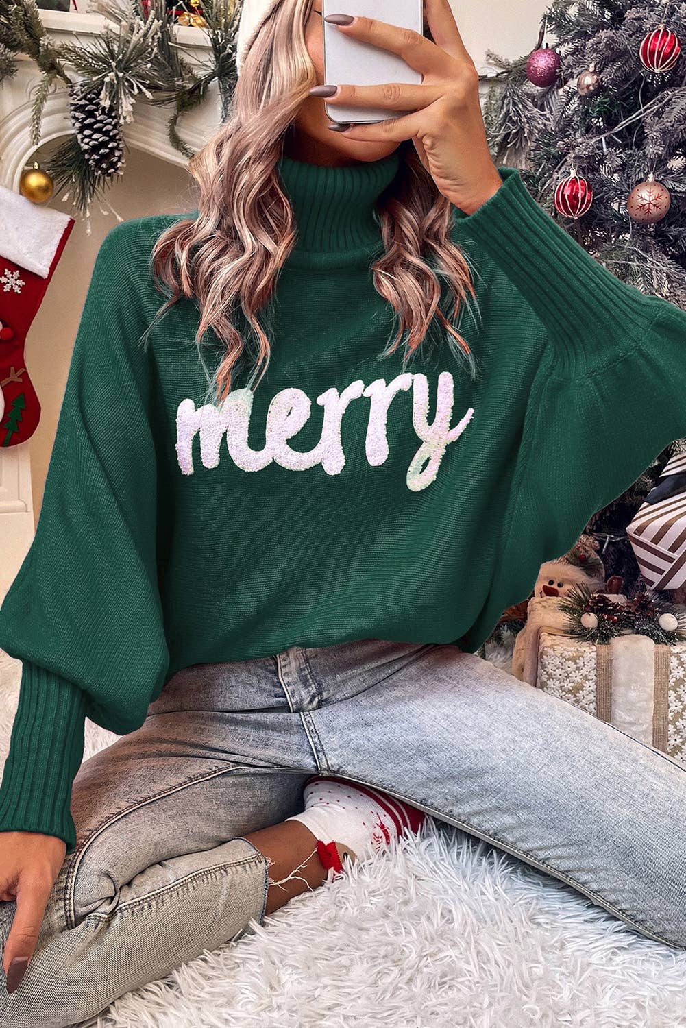 Merry Embroidered Sweater