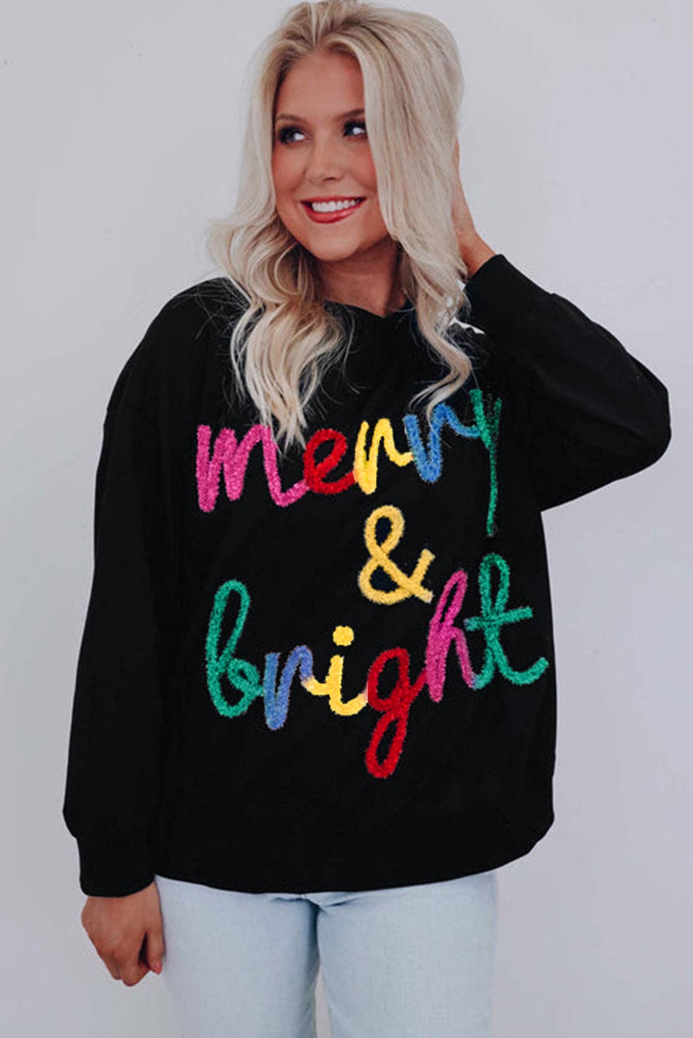 Merry & Bright Tinsel Sweater