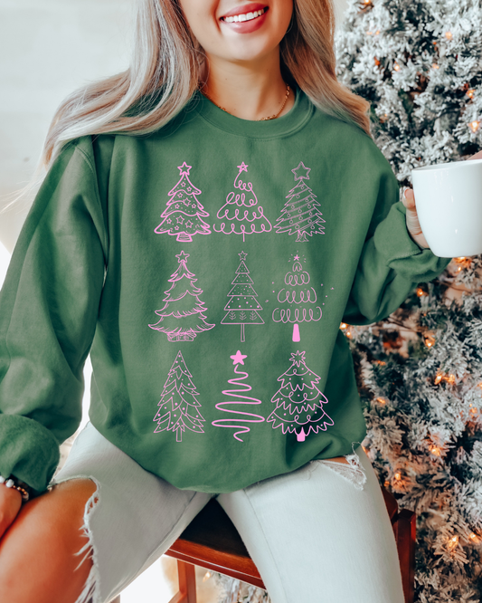 Boho Christmas Trees