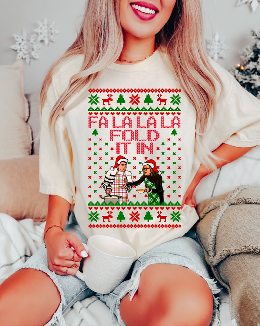 Fold In The Cheese Christmas Sweater