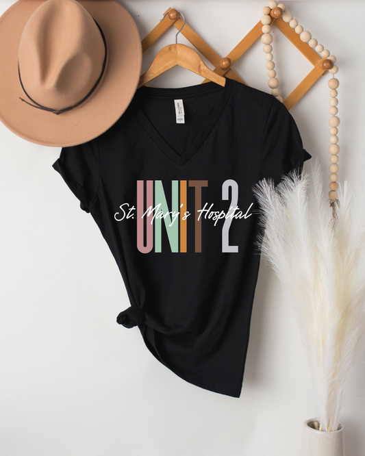 Unit Two V-neck Ladies T-Shirt