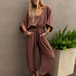New Love Relaxed Drawstring Jumpsuit - Mocha