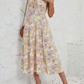 Floral A-Line Midi Dress