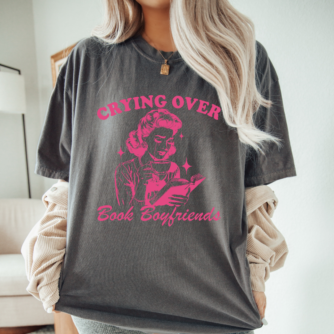 Crying Over Book Boyfriends Tee