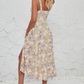 Floral A-Line Midi Dress