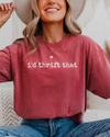 I'd Thrift That