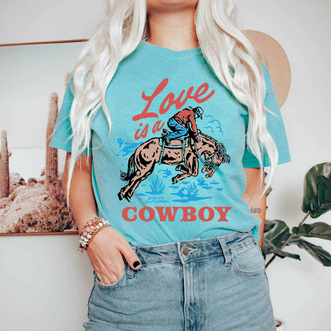 Love Is A Cowboy Tee