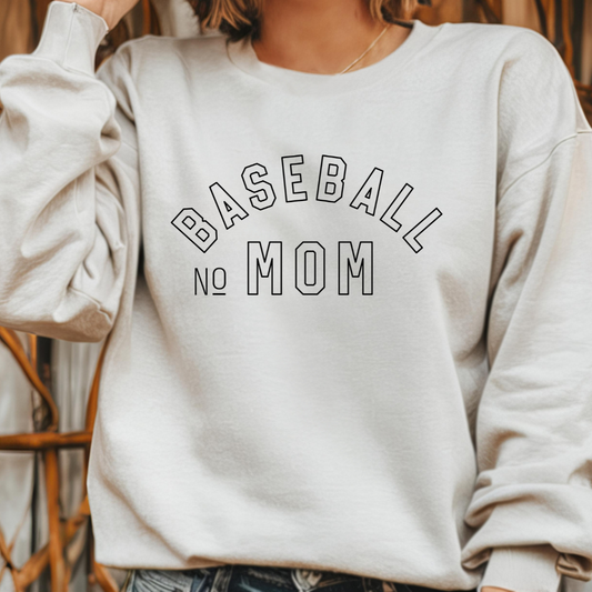 Baseball Mom~Custom Number