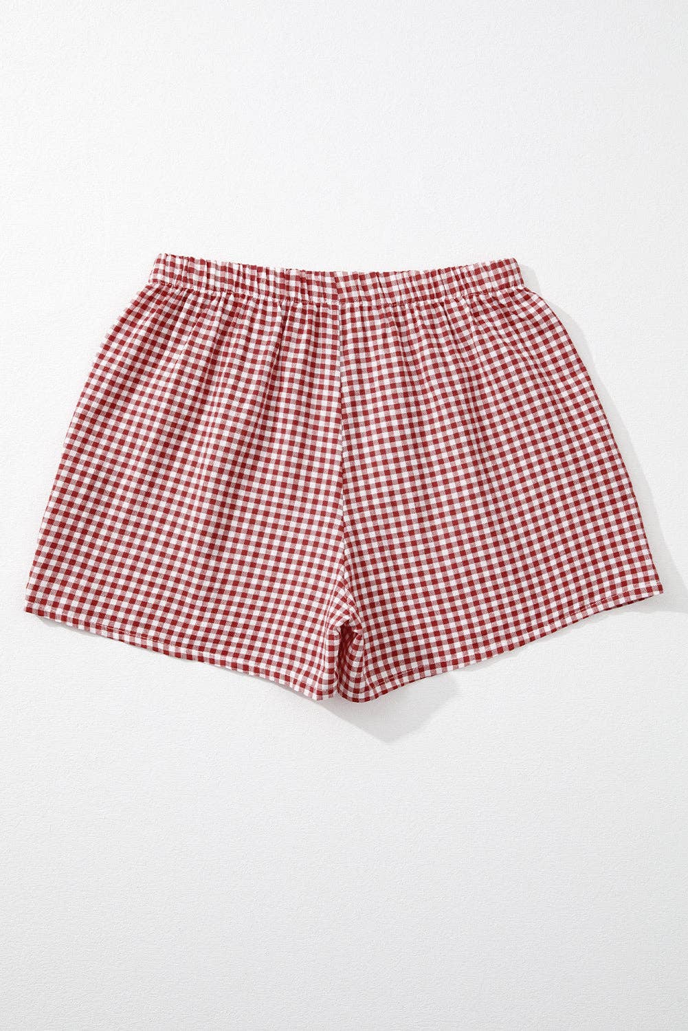 Plaid High Waist Summer Shorts