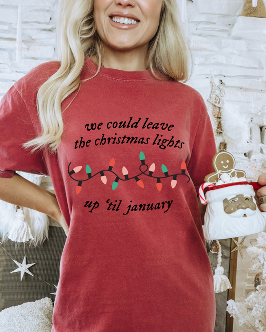 We Can Leave The Christmas Lights Up