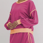 Colour Contrast Short Set~Pink~PRE-ORDER