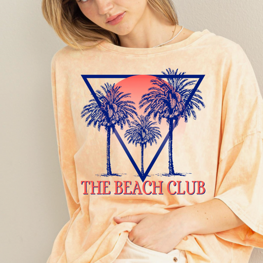 The Beach Club Oversized Tee