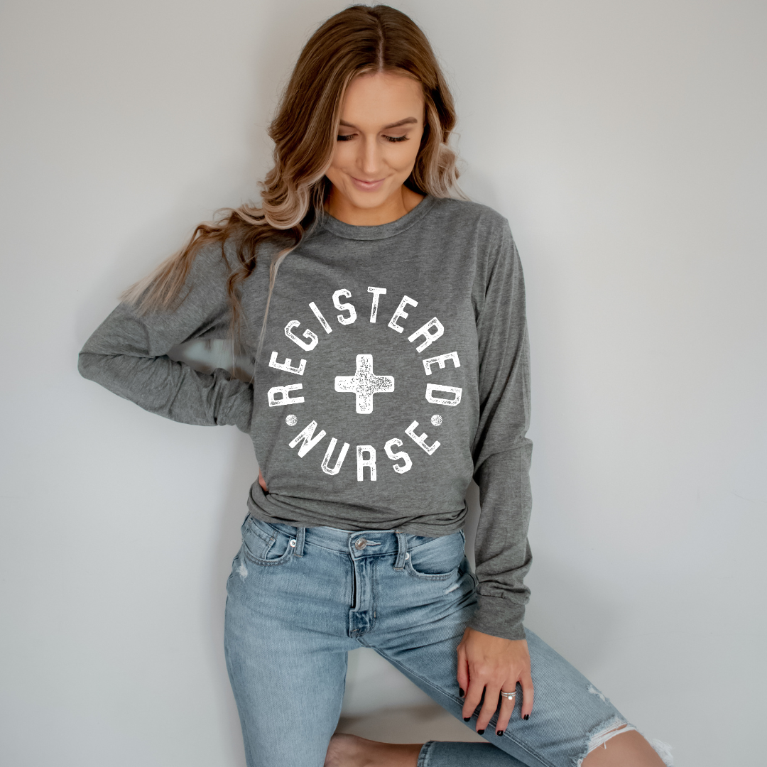 Medical Cross Long Sleeve Tee ~ Customize!