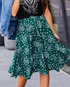 Floral A-Line Skirt