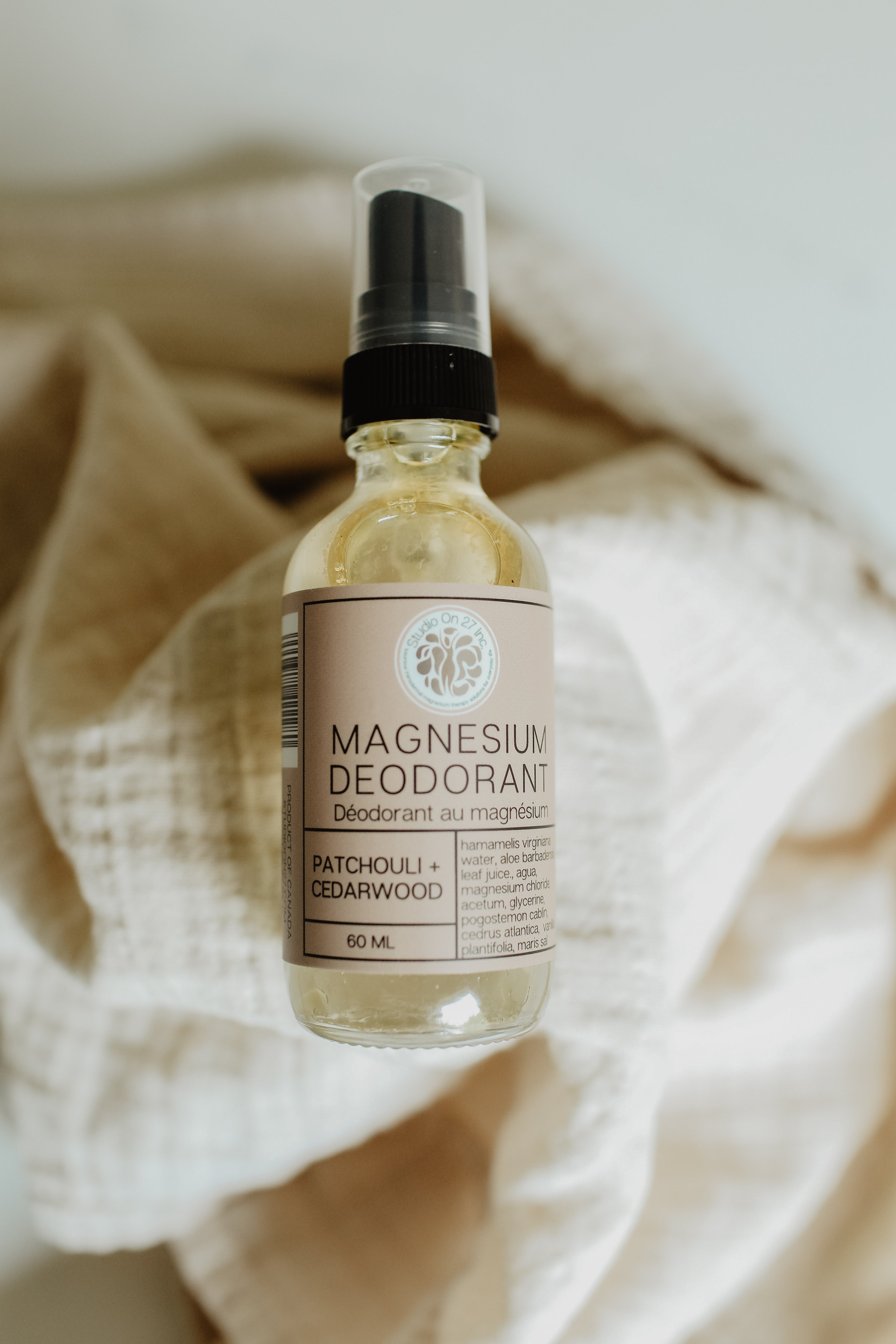 Magnesium Lab~Deodorant~Patchouli+Cedarwood