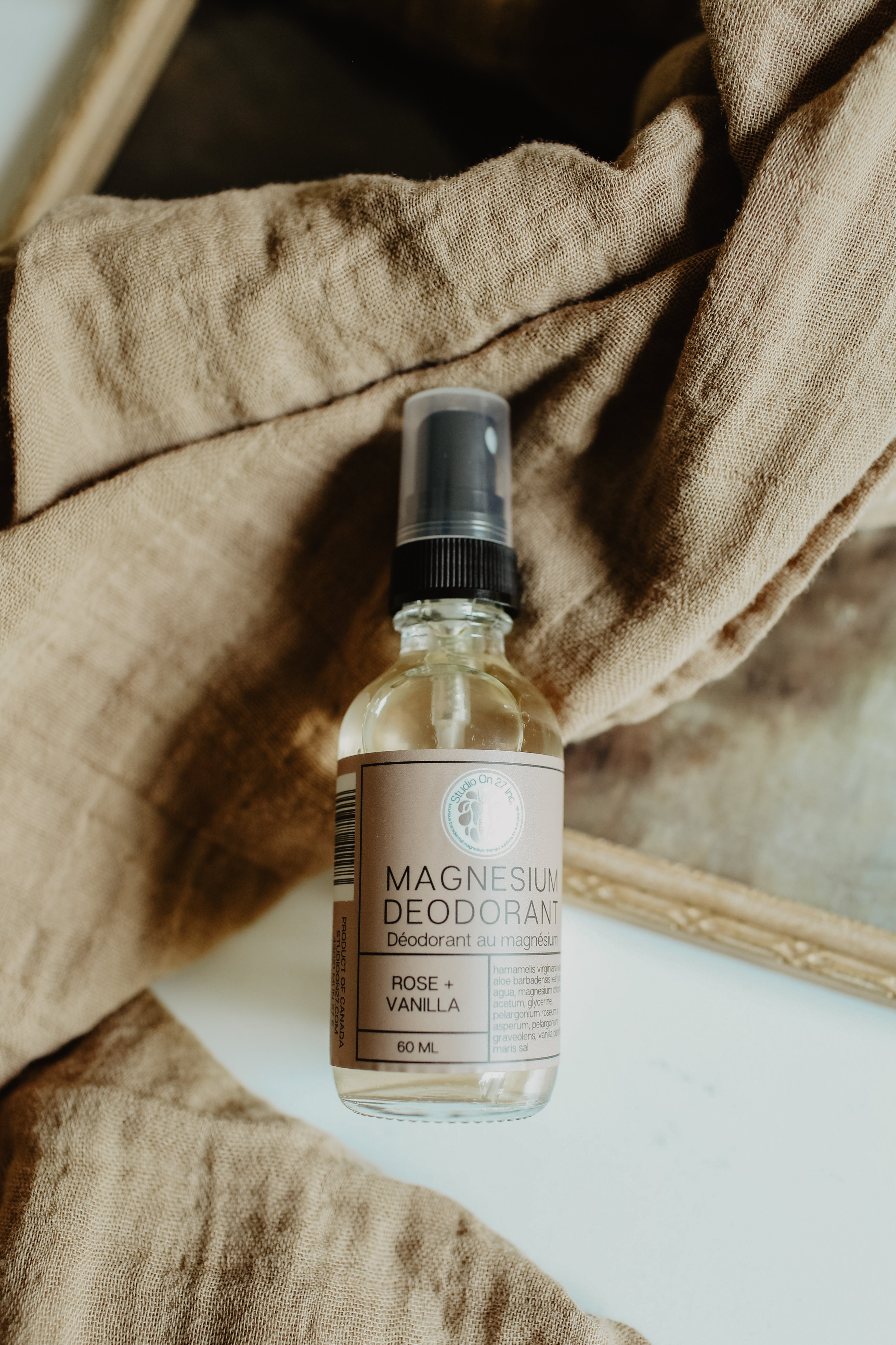 Magnesium Lab~Deodorant~Rose+Vanilla