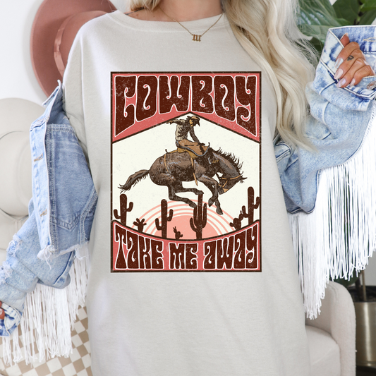 Cowboy Take Me Away Tee-SALE