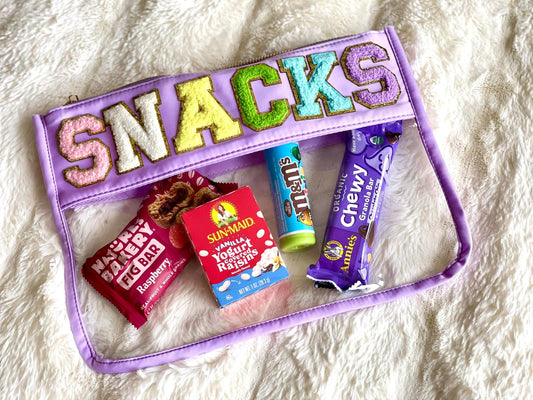 SNACKS Clear Pouch