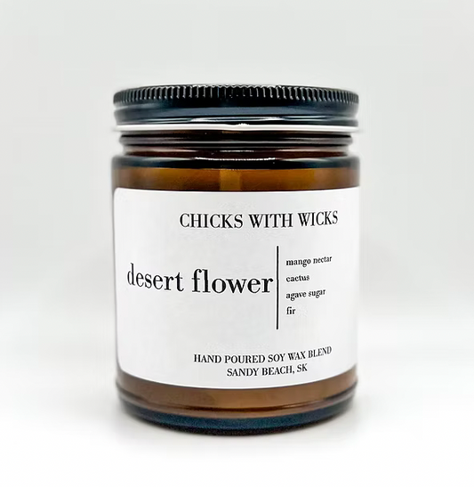 Desert Flower Candle