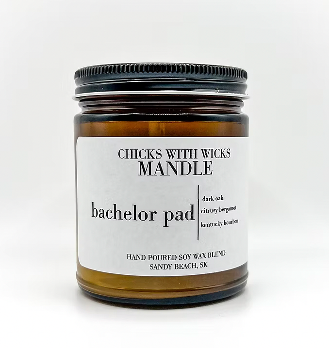Chicks With Wicks~Bachelor Pad Candle