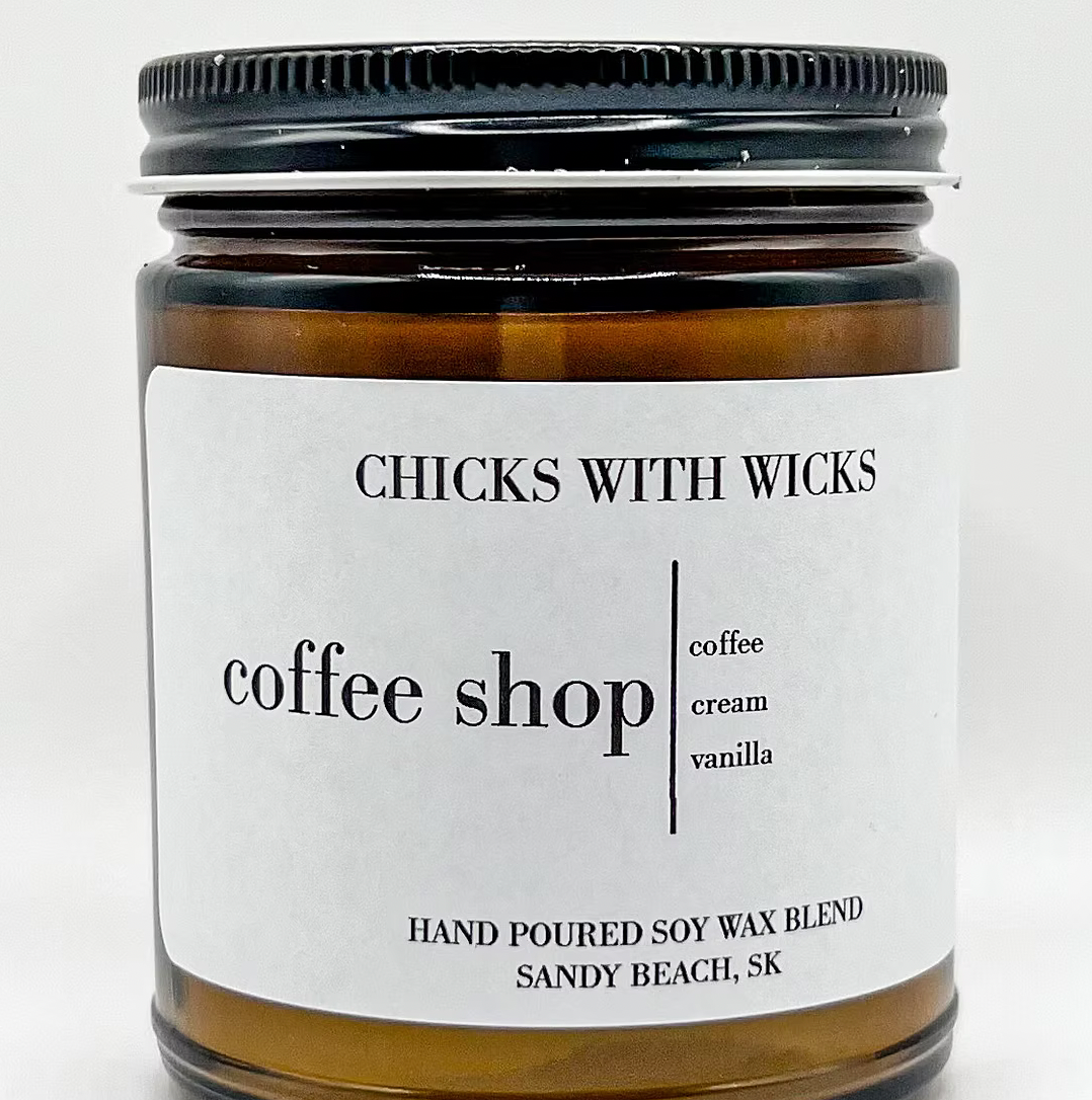 Chicks With Wicks~Coffee Shop Candle