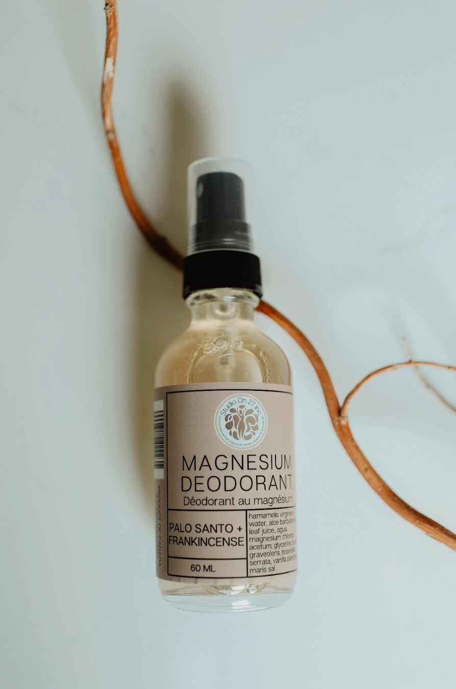 Magnesium Lab~Deodorant~Palo Santa + Frankincense