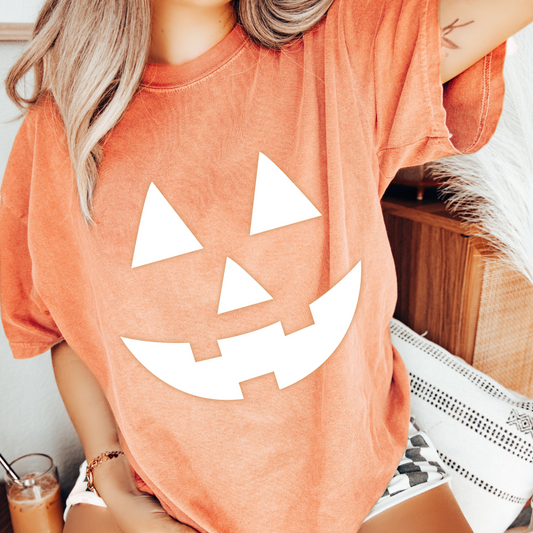 Jack-O-Lantern Embossed Tee~SALE