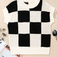 Colorblock Short Sleeve Sweater