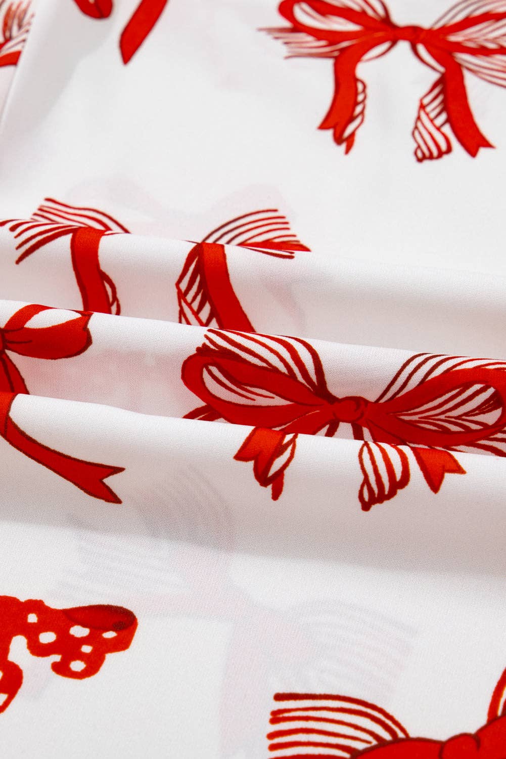 Christmas Bow Pajama Set