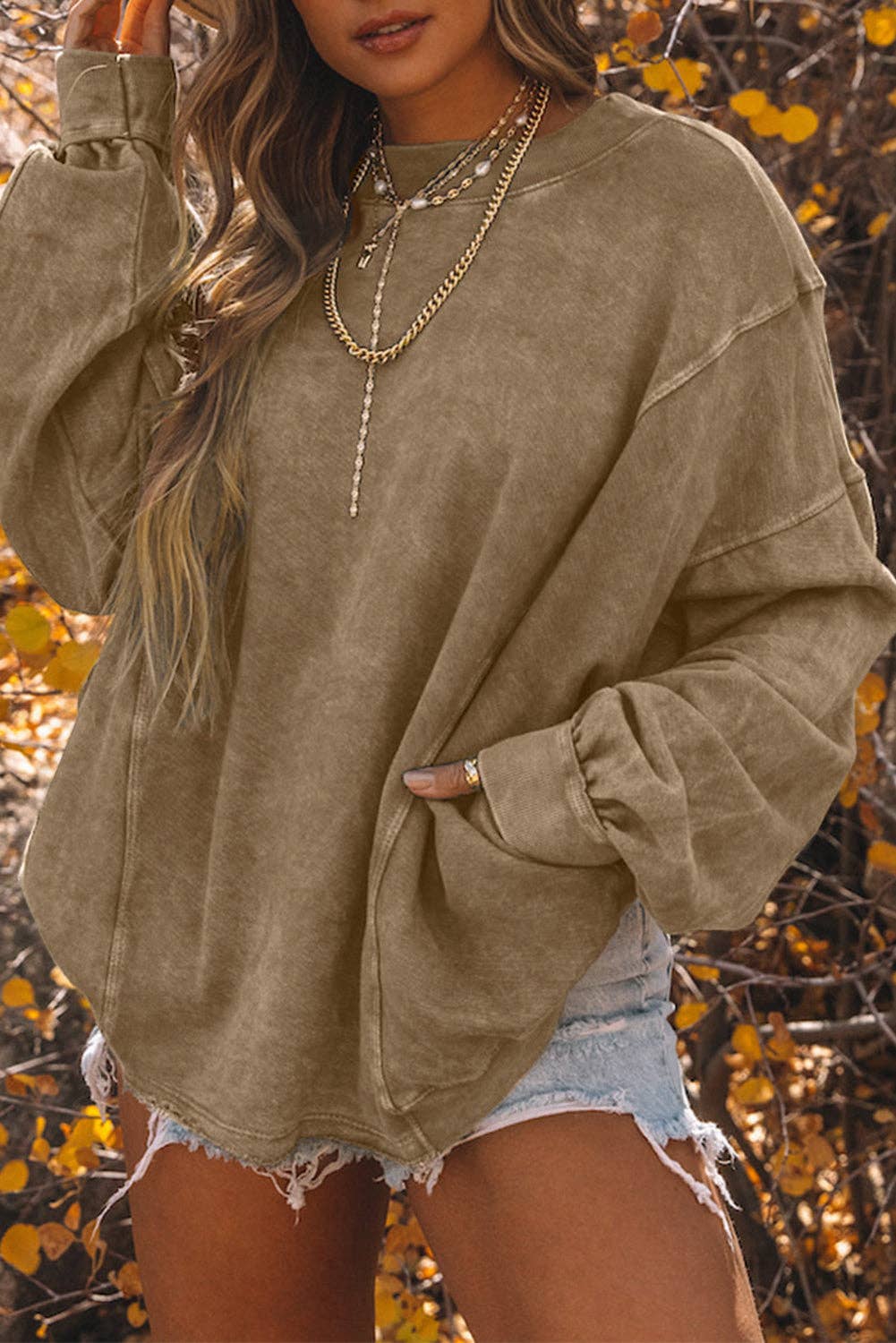 Seam Twist Oversized Sweatshirt