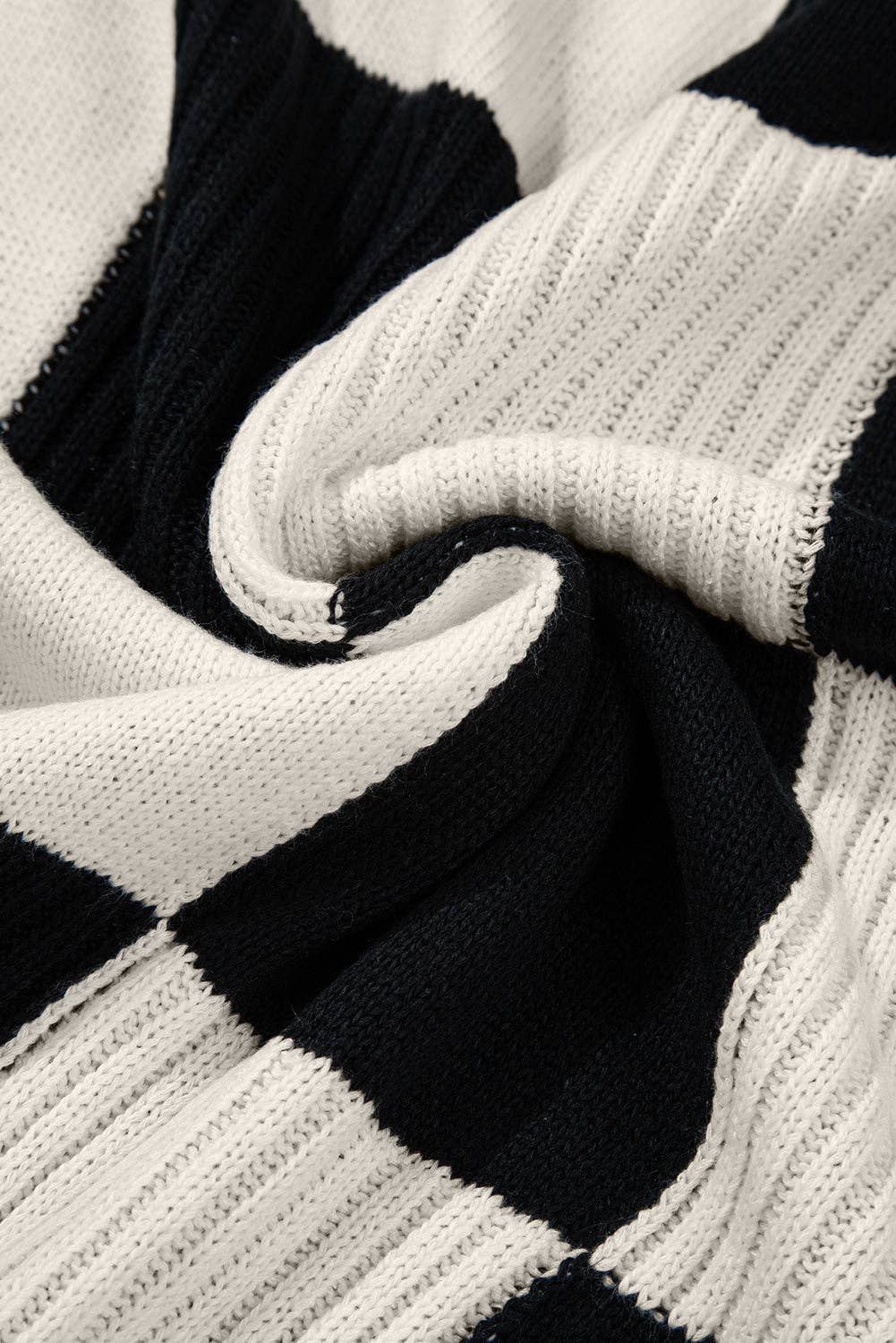 Colorblock Short Sleeve Sweater