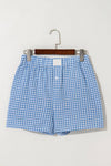 Plaid High Waist Summer Shorts