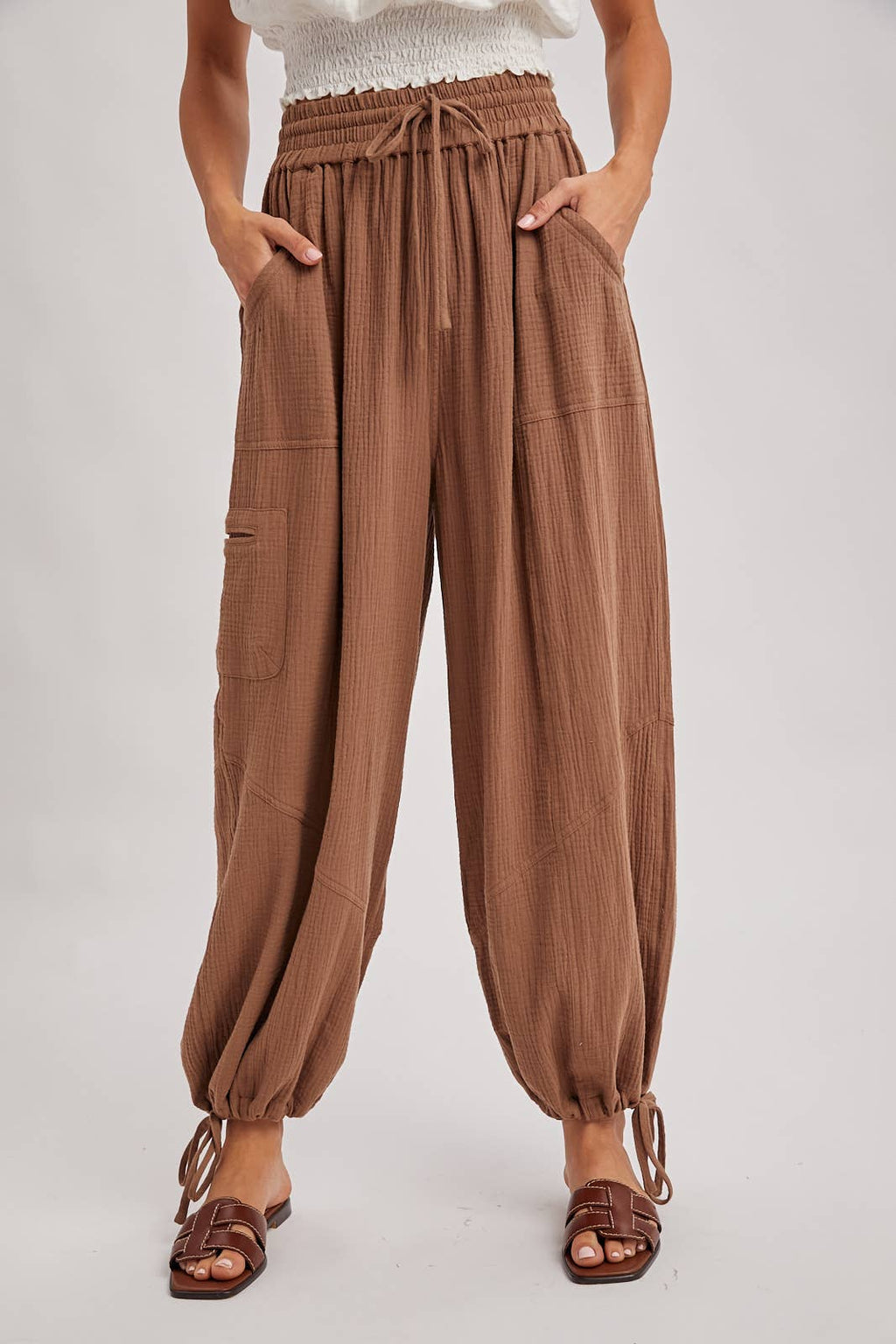 Jogger Harem Drawstring Pants