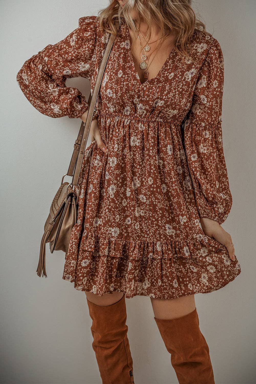 Boho Floral Dress