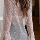 Lace Bell Sleeve Top
