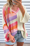Colorblock Oversized Knit Sweater~SALE