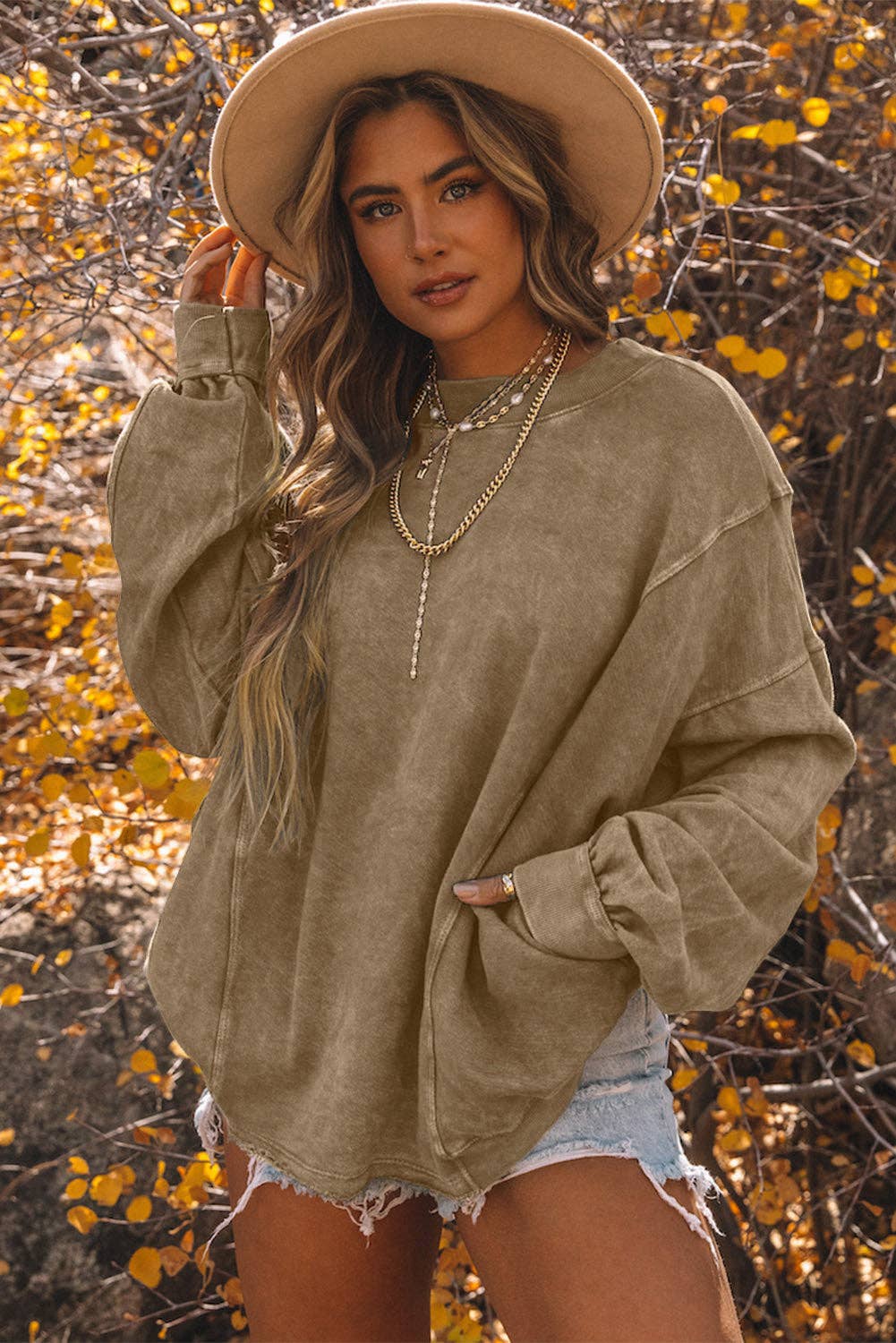 Seam Twist Oversized Sweatshirt