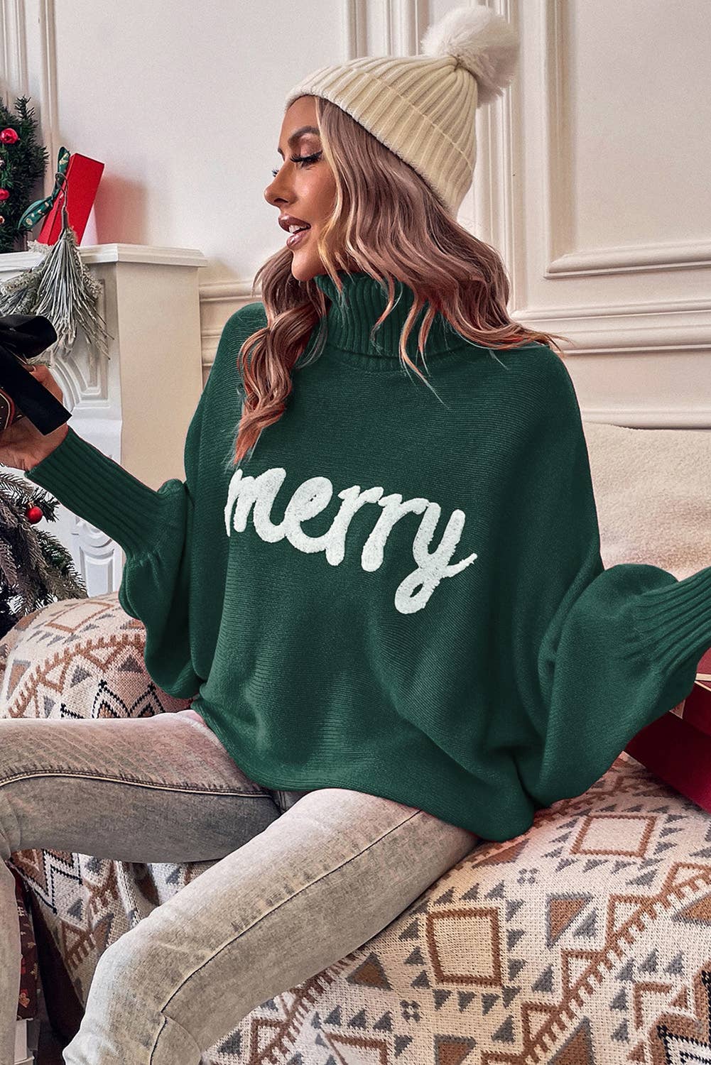 Merry Embroidered Sweater