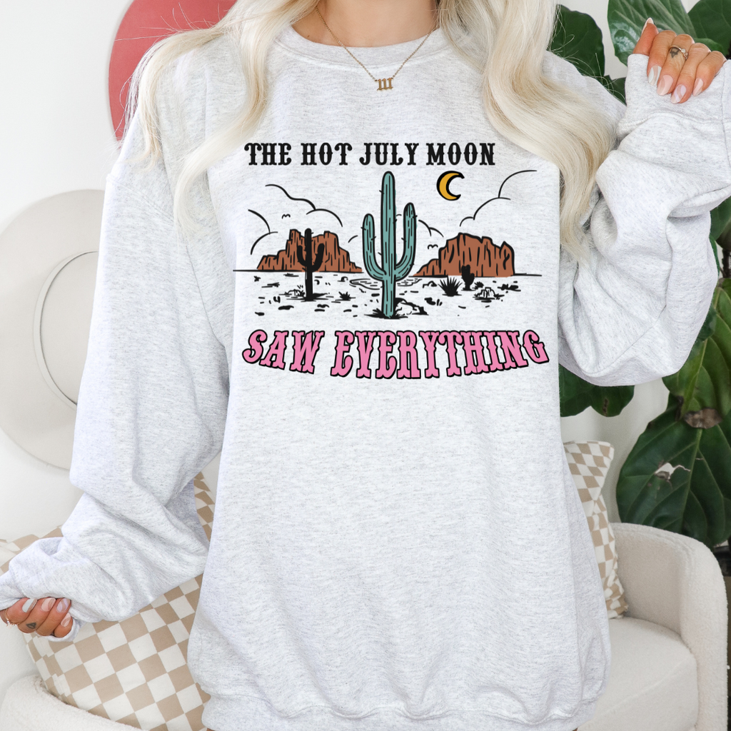 The Hot July Moon Saw Everything