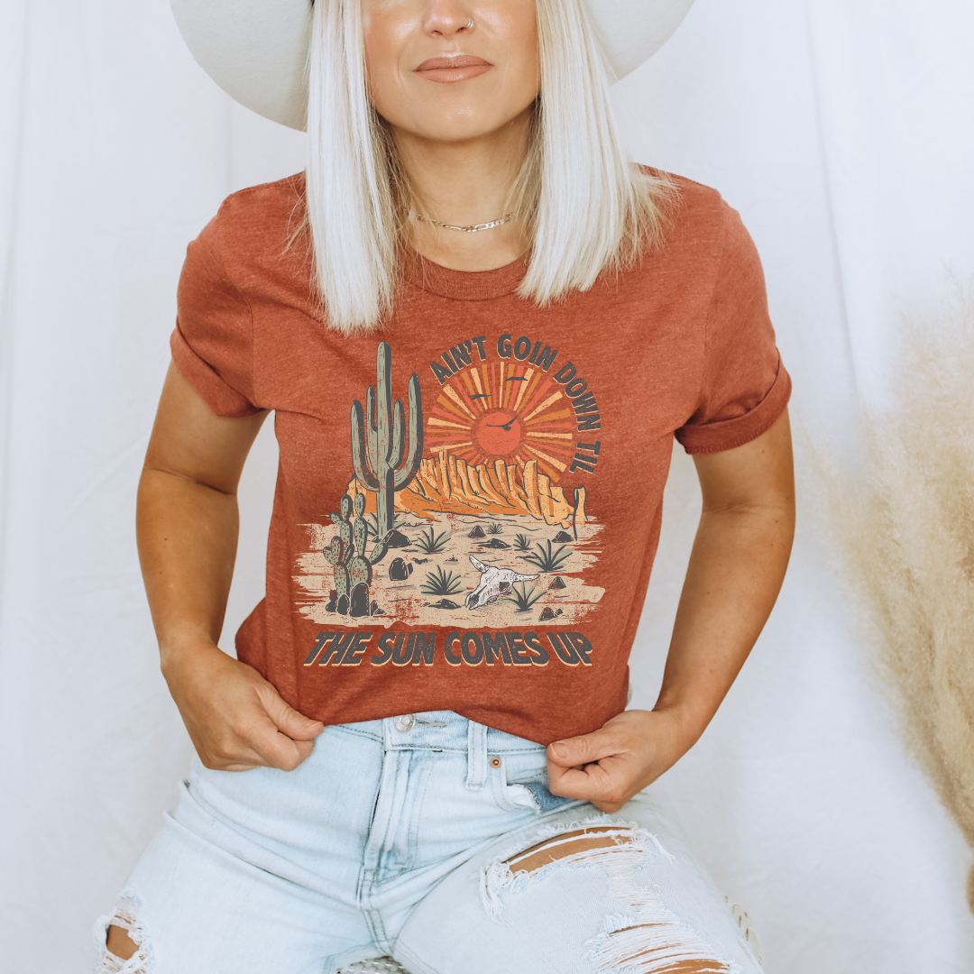 Ain't Going Down Til The Sun Comes Up Tee